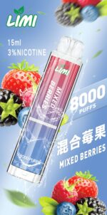 LIMI 8000口發光大容量拋棄式一次性電子煙（可充電）🔥台灣現貨🔥：圖片 14